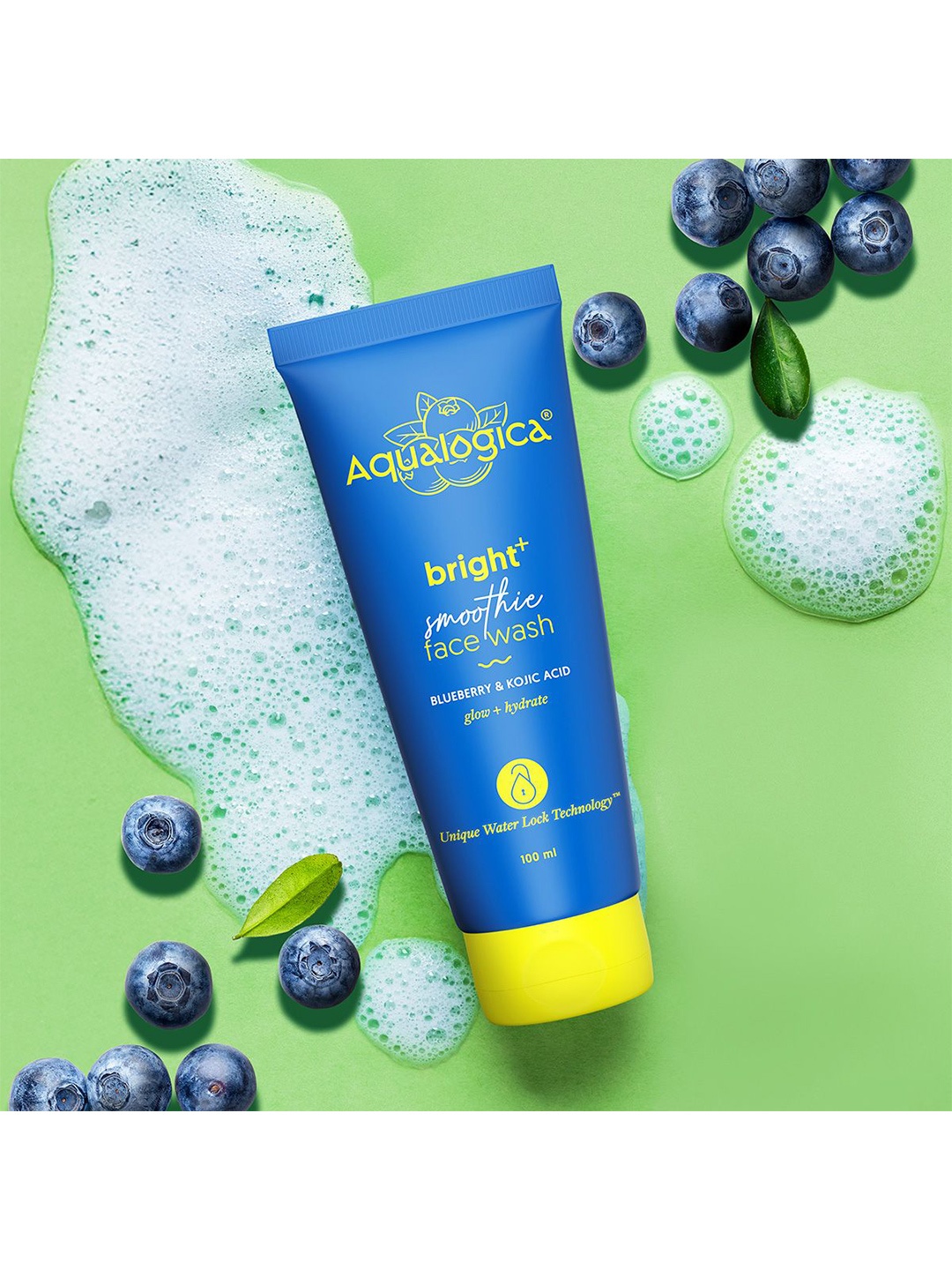 

Aqualogica Bright+ Smoothie Face Wash- 100 ml, Transparent