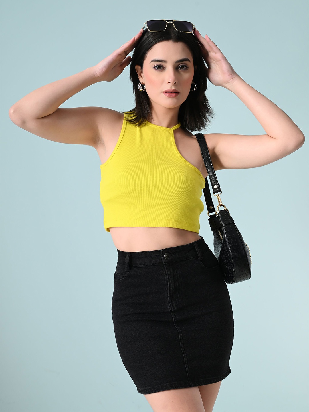 

Unifringe Cotton Top, Yellow