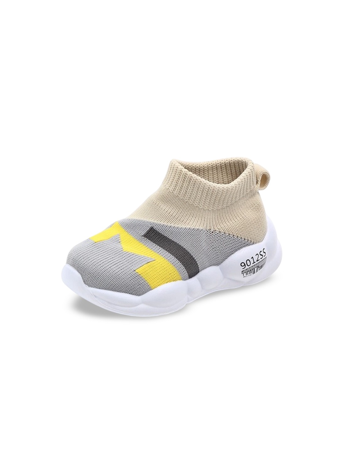 

Tricycle Clothing Unisex Kids Textured Sneakers, Beige
