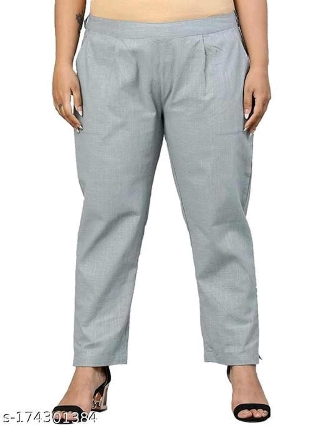 

OUTER WEAR AYAM EXPORTS Women Trousers, Grey