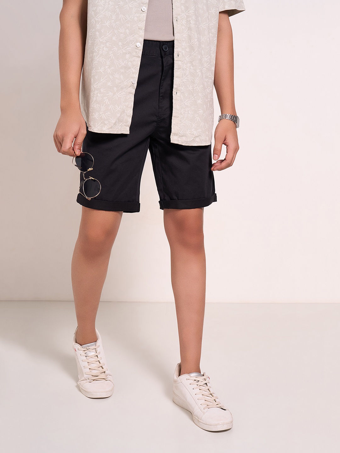 

Peregrine by Pantaloons Men Outdoor Shorts, Black