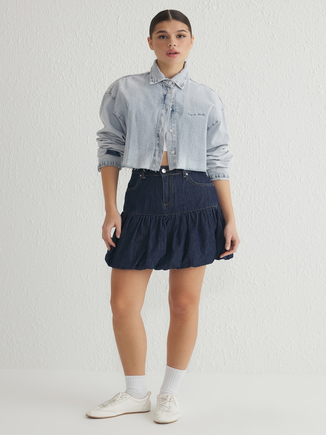 

Trendyol A-Line Mini Skirt Skirts, Blue