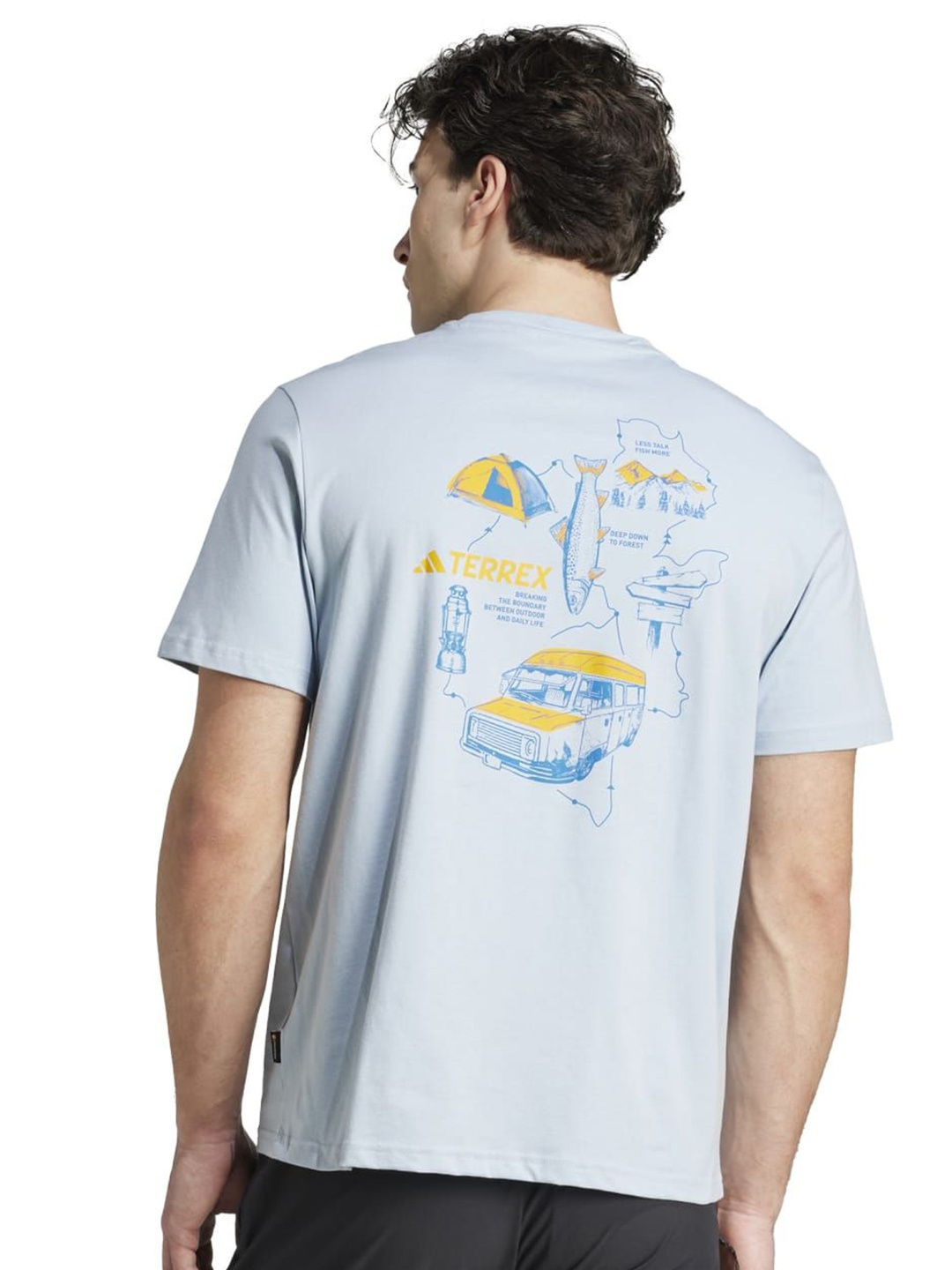 

ADIDAS MT Polygiene Crew Neck T-shirt, Blue