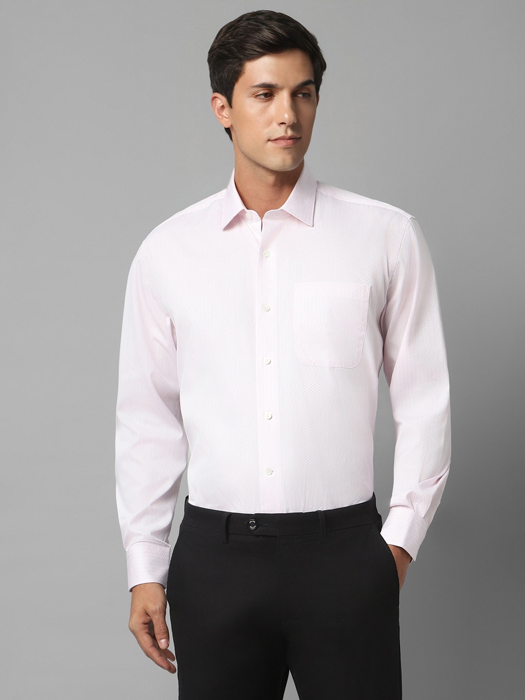 

Luxure by Louis Philippe Men Opaque Formal Shirt, Pink