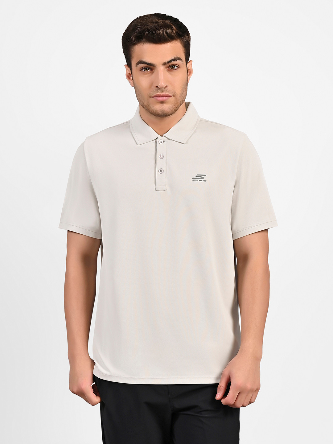

Skechers Men Essential Polo T-Shirt, Grey