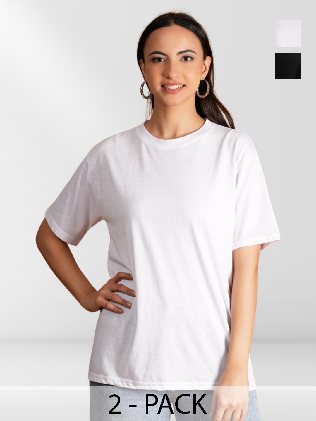 

NEYSA Women 2 Printed Pockets T-shirt, Multi