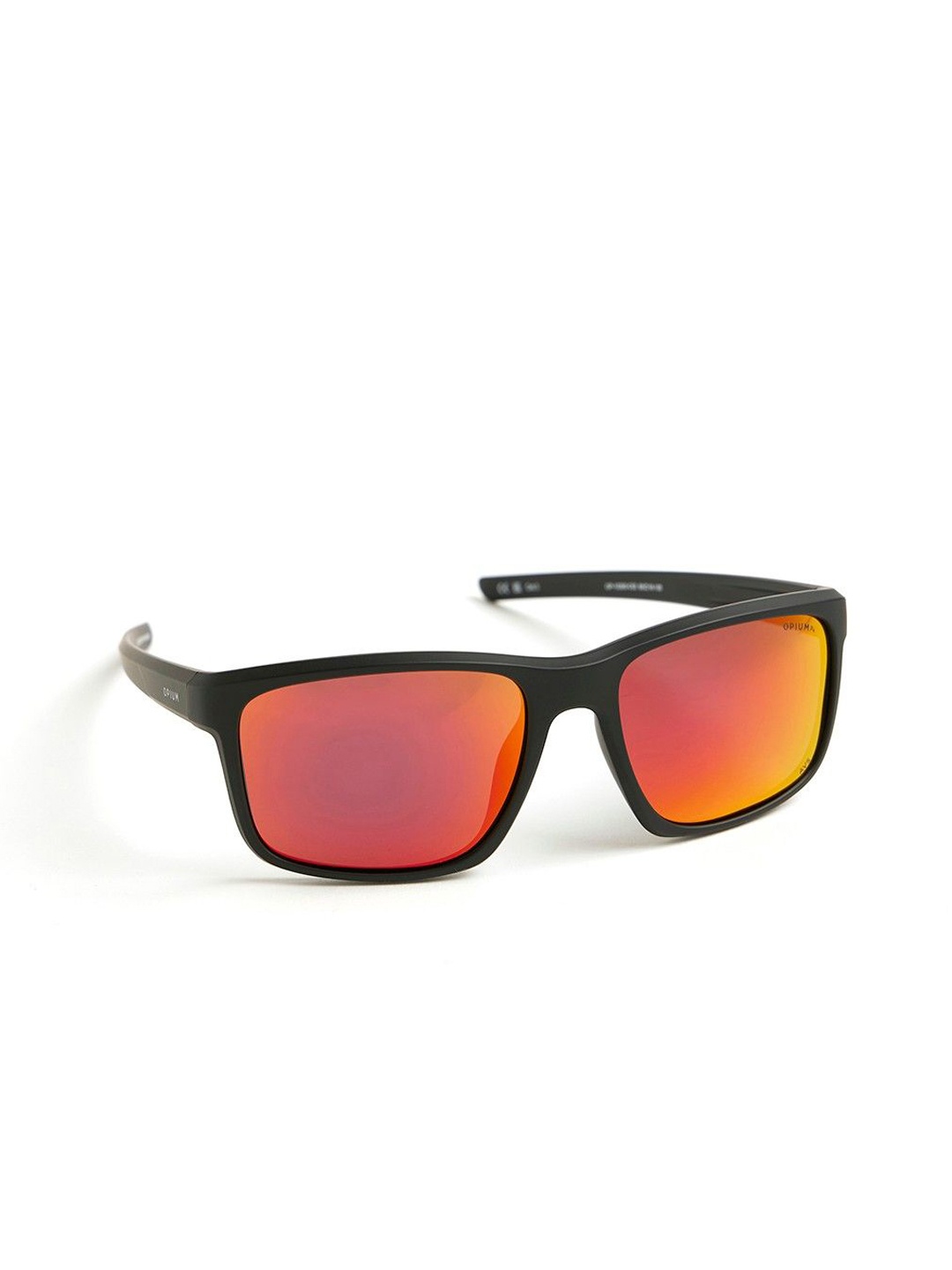 

OPIUM Men Sports Sunglasses with Polarised and UV Protected Lens, Red