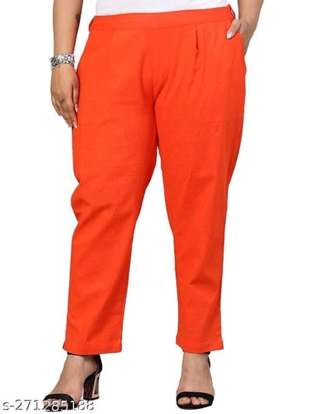 

OUTER WEAR AYAM EXPORTS Women Trousers, Orange