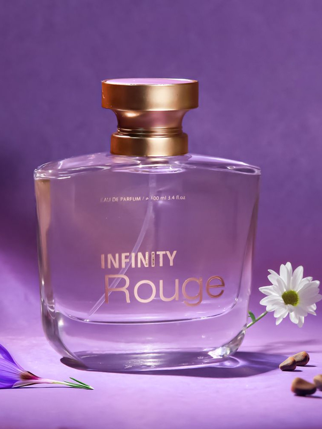 

Infinity Set Of 2 Calm & Rouge Eau De Parfum - 100 ml Each, Transparent
