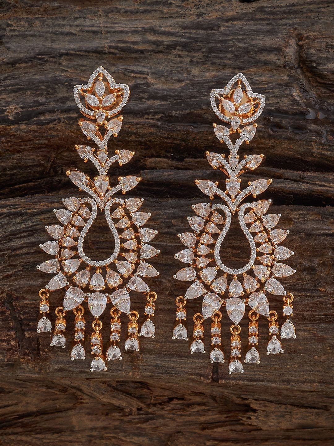 

Kushal's Fashion Jewellery Contemporary Drop Earrings, White