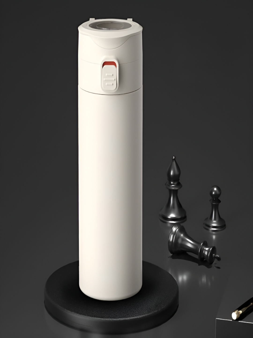 

YELONA White Single Stainless Steel Solid Double Wall Vacuum Water Bottle