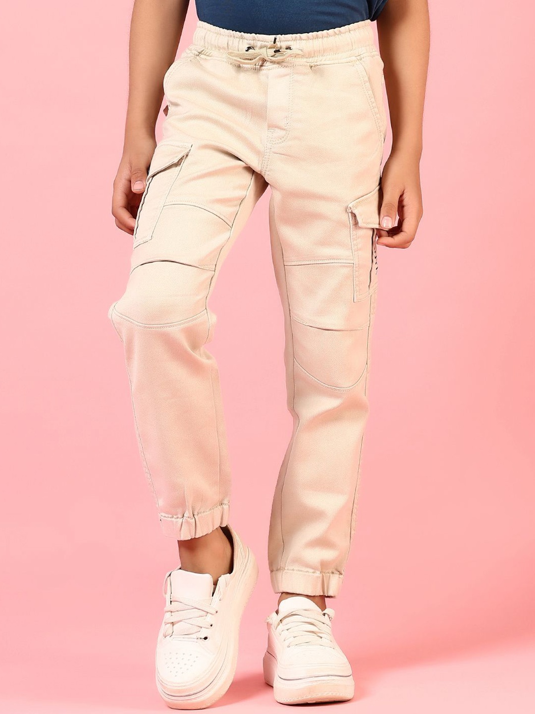 

V-Mart Boys Light Fade Jeans, Beige