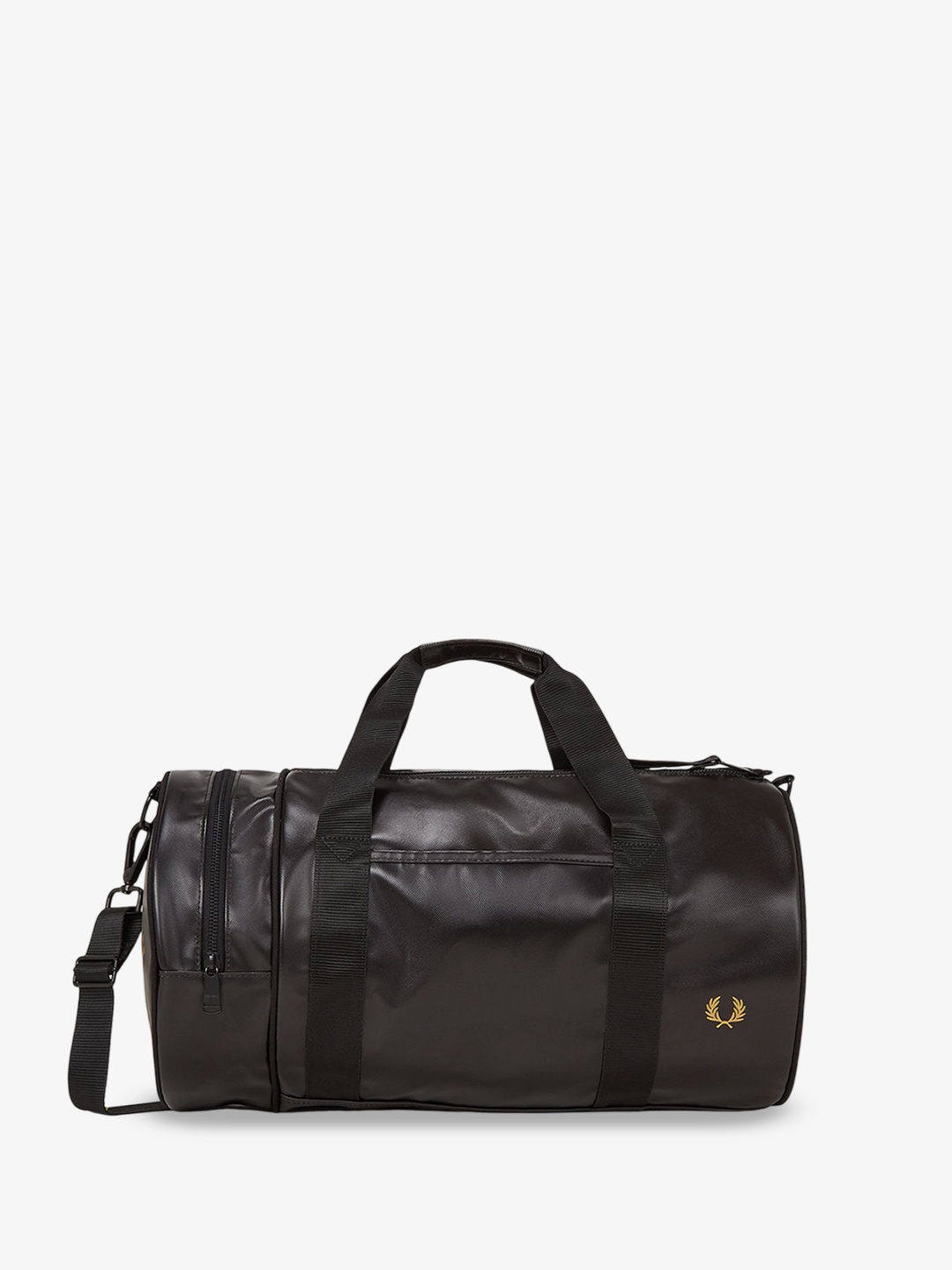 

Fred Perry Oversized Shopper Handheld Bag with Fringed, Black