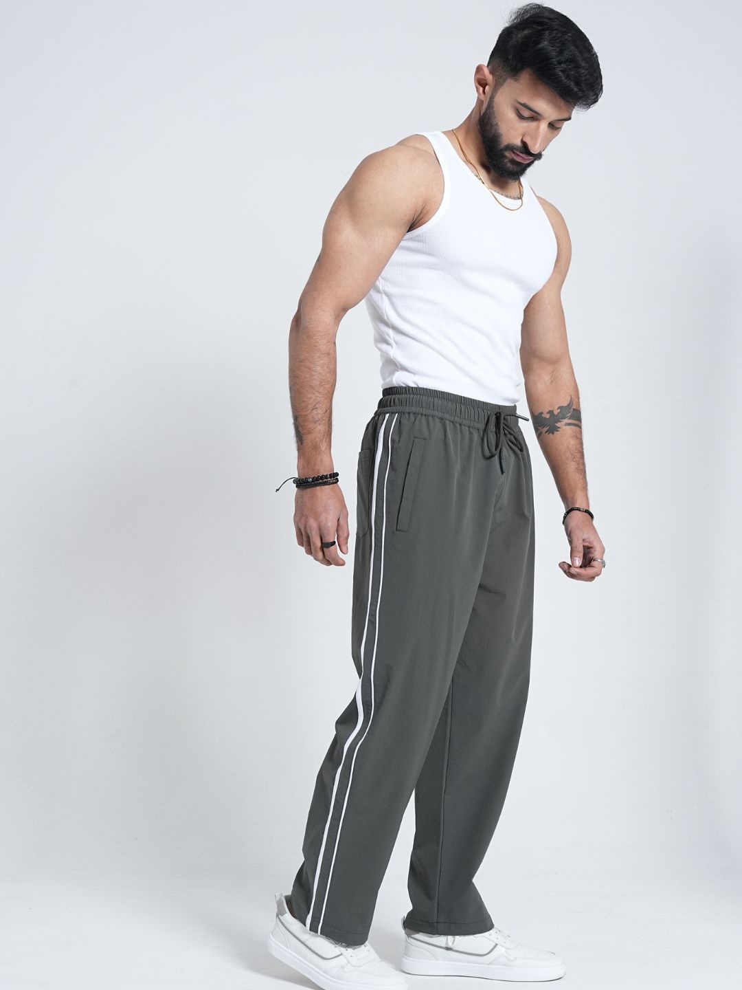 

House of Heroes StrideX Loose Fit Track Pants, Lime green