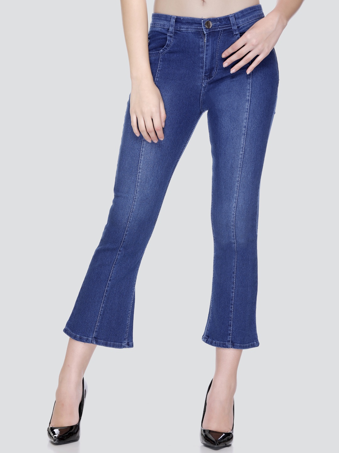 

The Roadster Lifestyle Co Pure Cotton Straight Fit Jeans, Blue