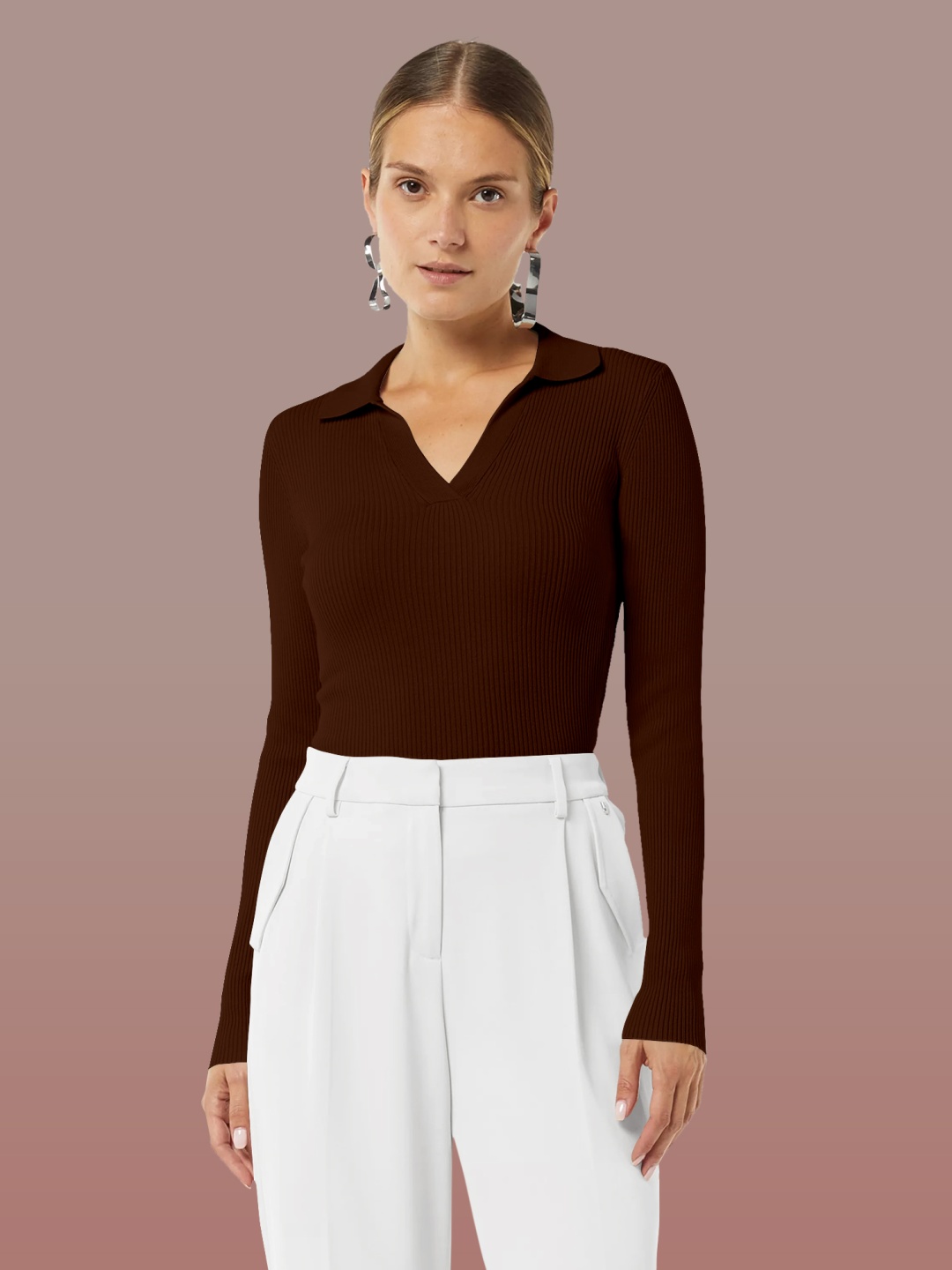 

Dream Beauty Fashion Top, Brown