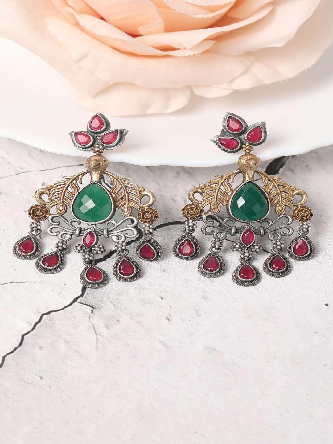 

Anouk Diamond Shaped Ear Cuff Earrings, Multi