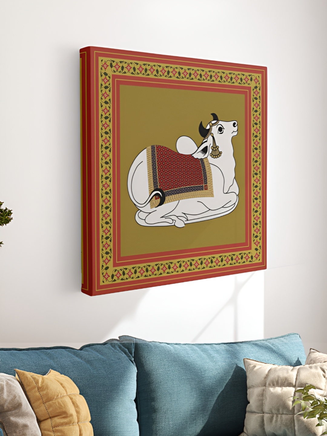

Myntra Elegant Homes Green & Red 1 Piece Canvas Birds and Animals Wall Paintings