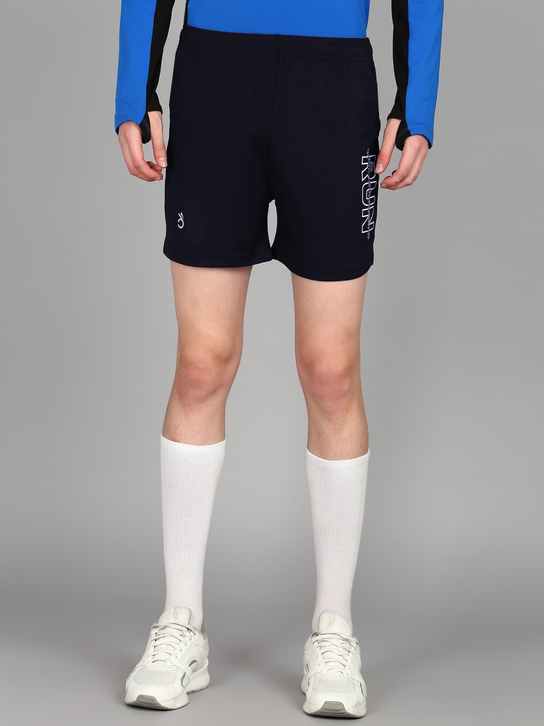 

Moda Rapido Men Running Sports Shorts, Navy blue
