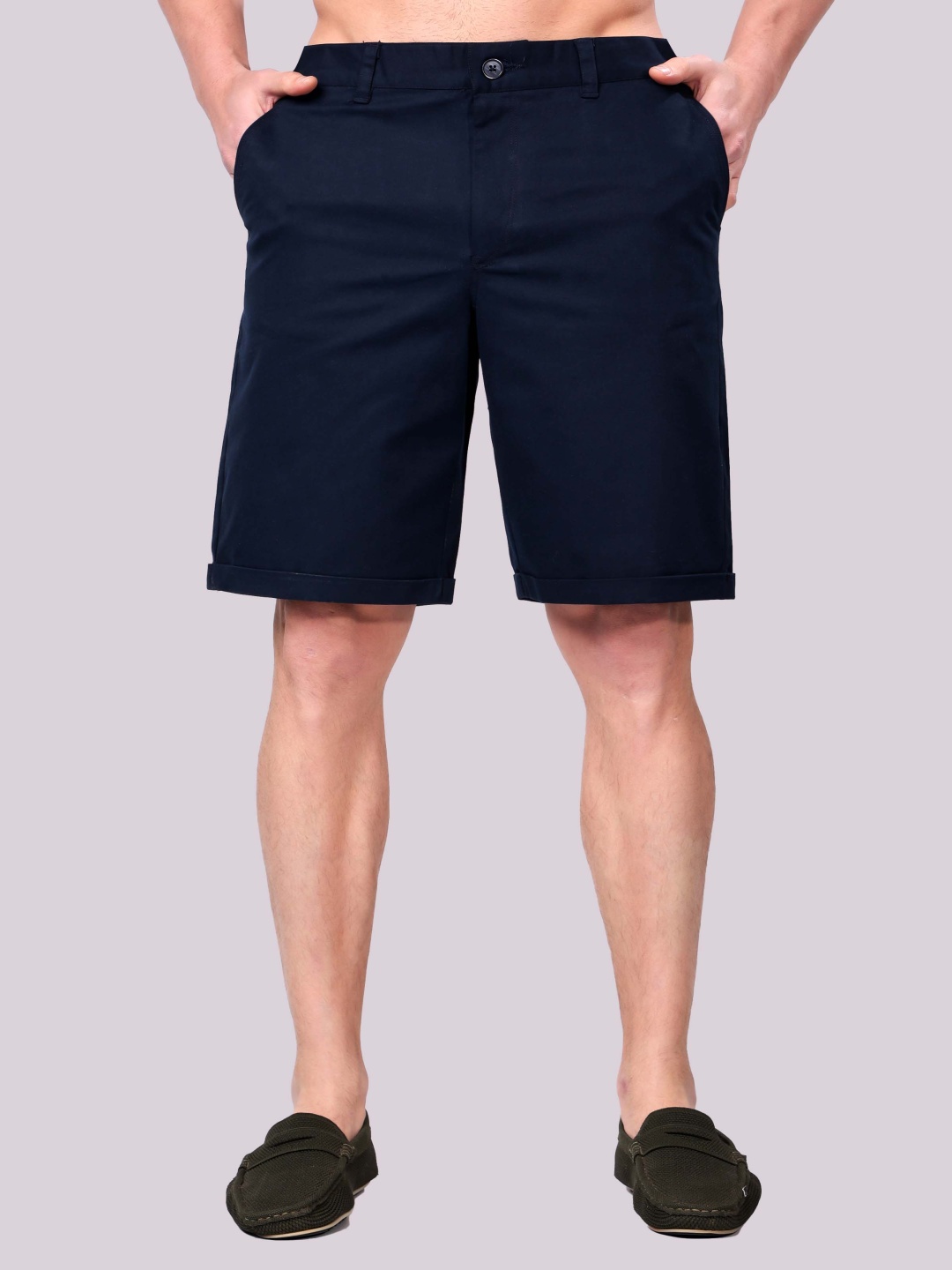 

London Hills Men Outdoor Chino Shorts, Navy blue