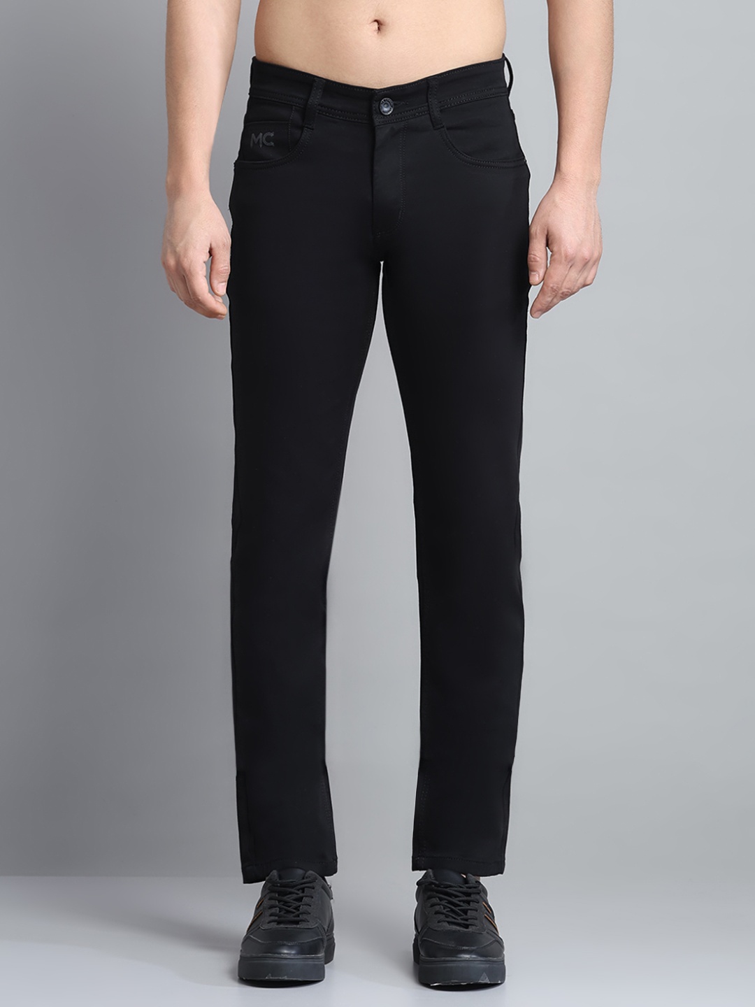 

Monte Carlo Men Highly Distressed Jeans, Black