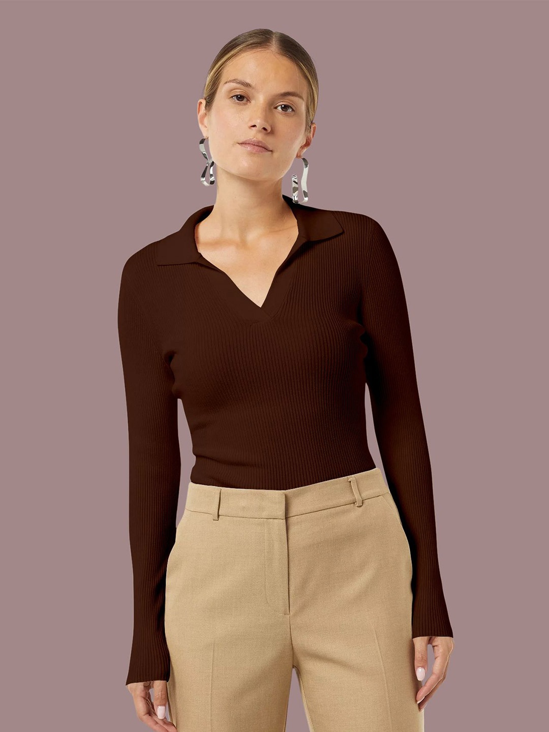 

Dream Beauty Fashion Top, Brown
