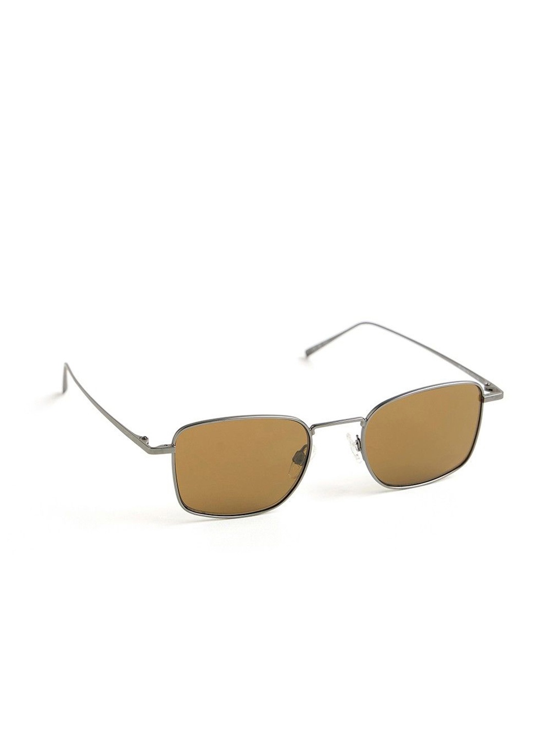 

OPIUM Unisex Square Sunglasses with UV Protected Lens, Brown