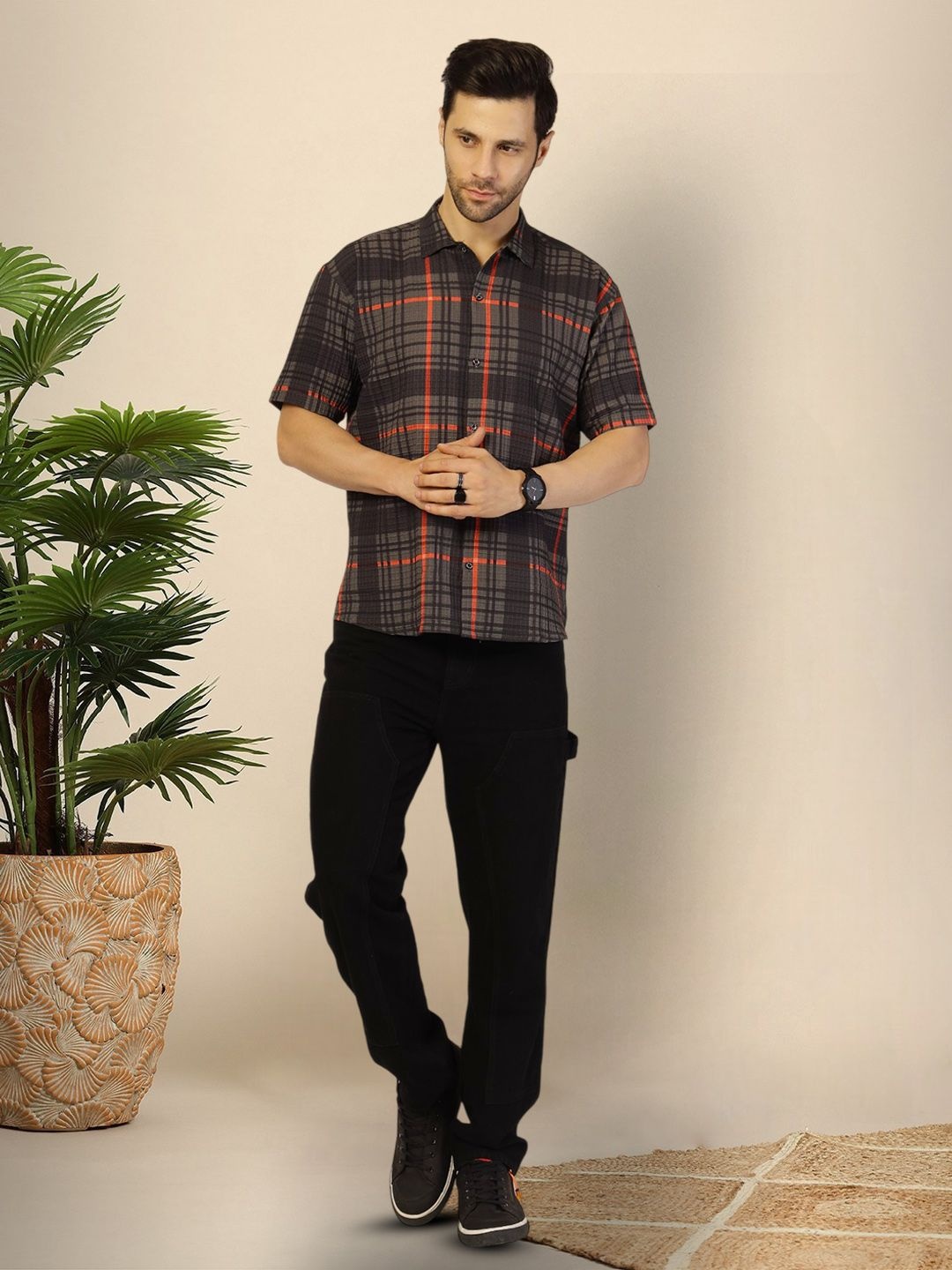 

Moda Rapido Men Original Opaque Printed Casual Shirt, Multi