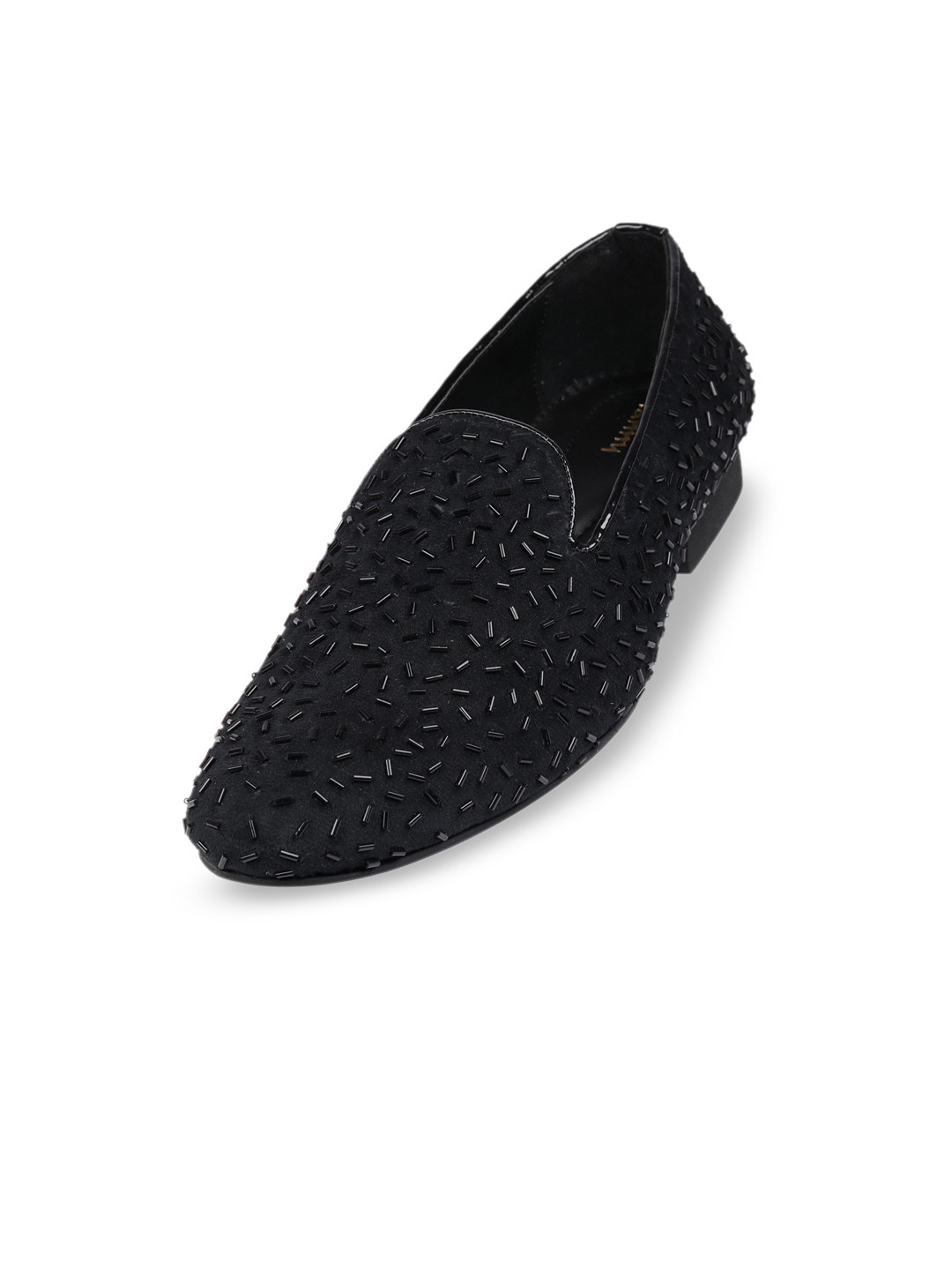 

TANNY SHOES Men Velvet Mojaris, Beige