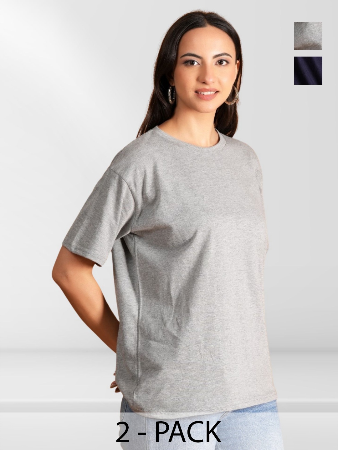 

NEYSA Women 2 Printed Pockets T-shirt, Multi
