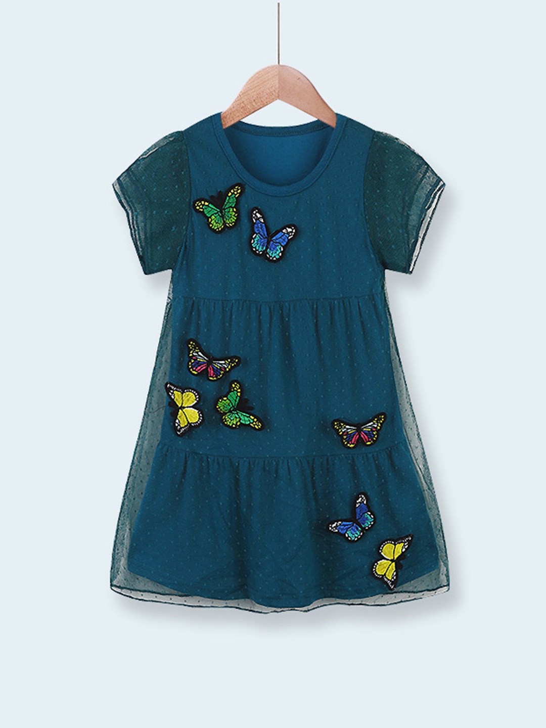 

YK A-Line Dress, Navy blue