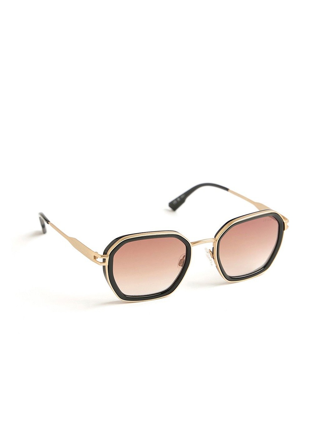 

OPIUM Unisex Square Sunglasses with UV Protected Lens, Brown