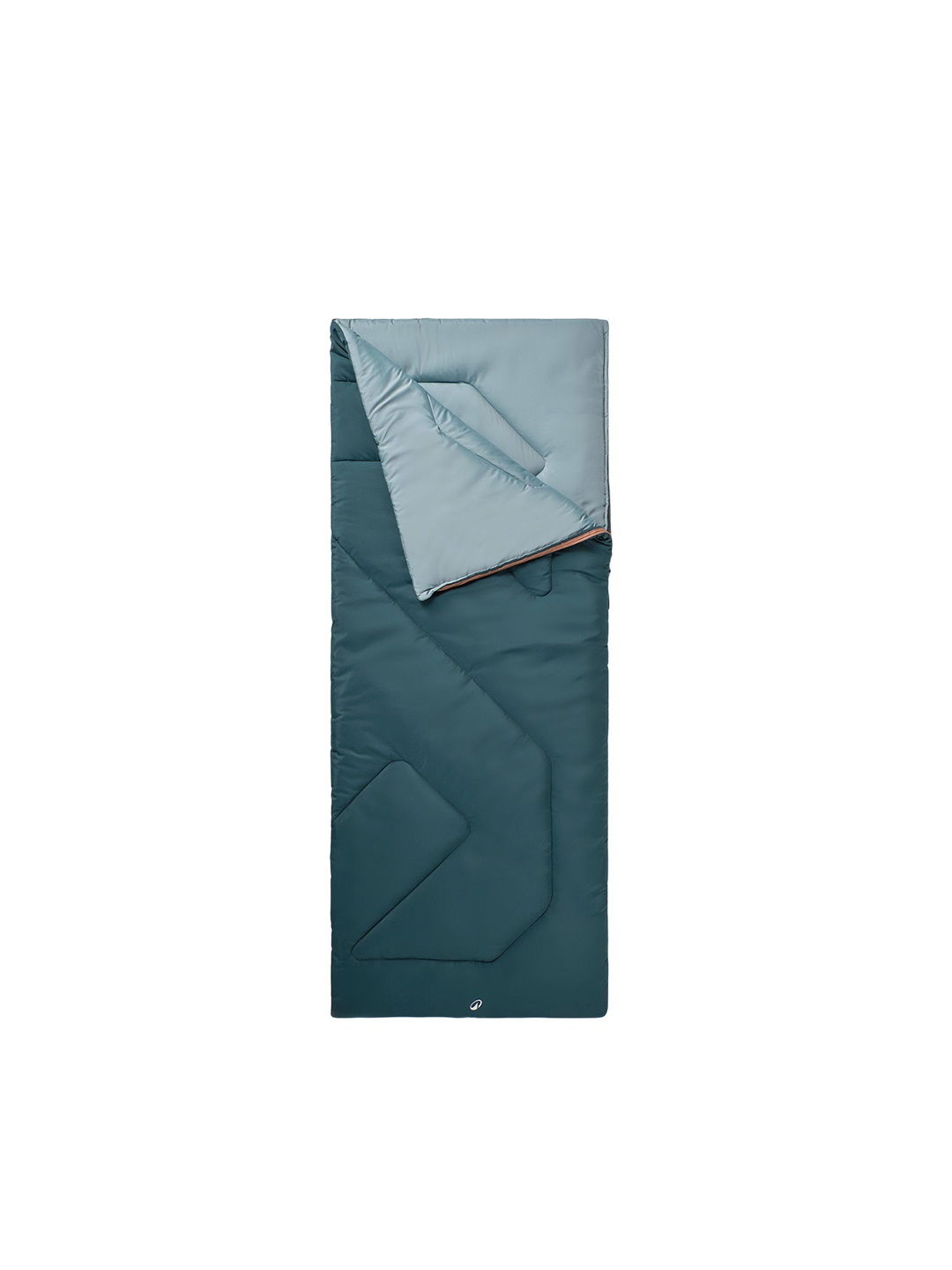 

Quechua By Decathlon Tea-Green Sleeping Bag With Built In Zip, Teal
