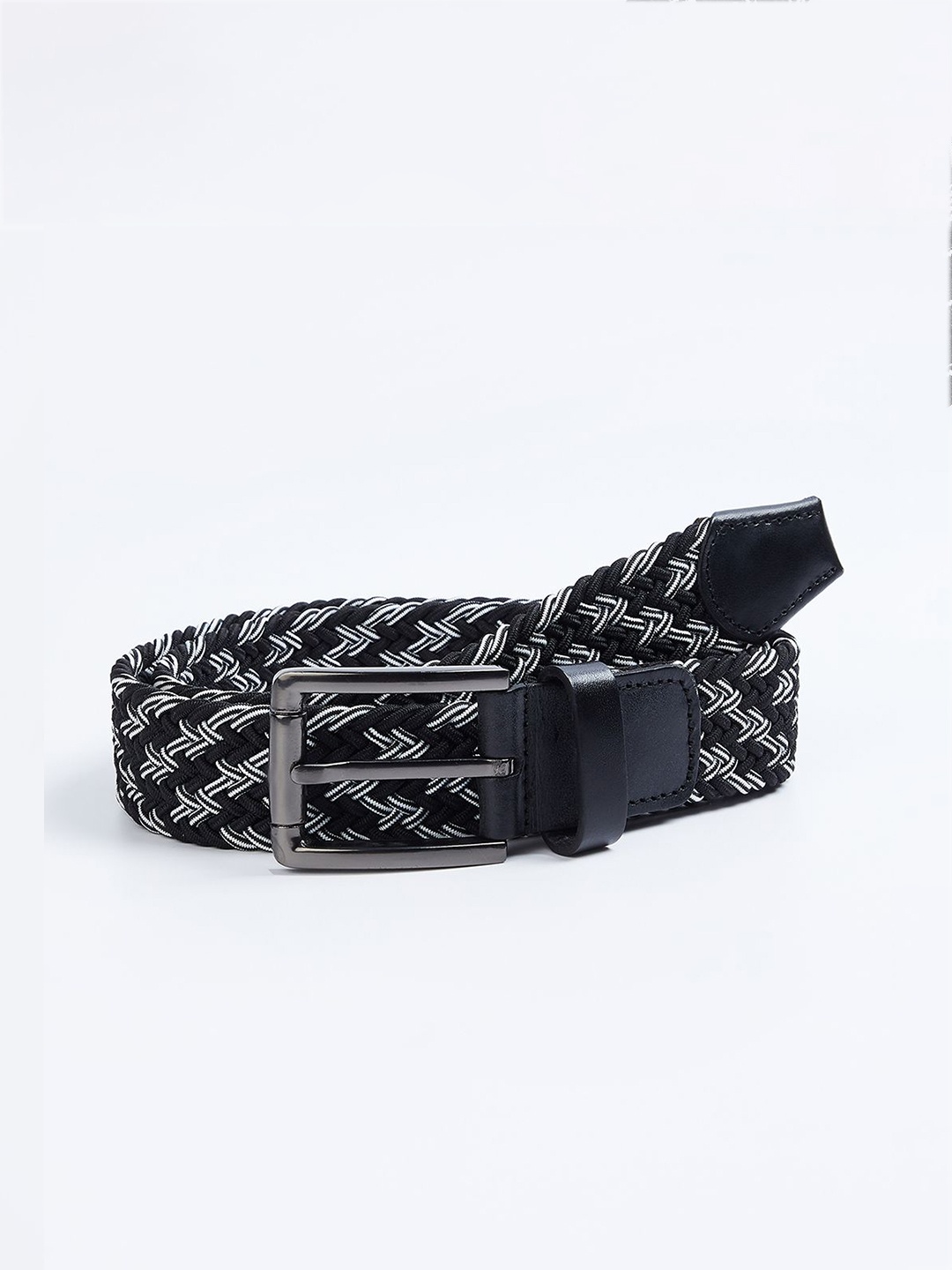 

max Men Leather Belt, Grey