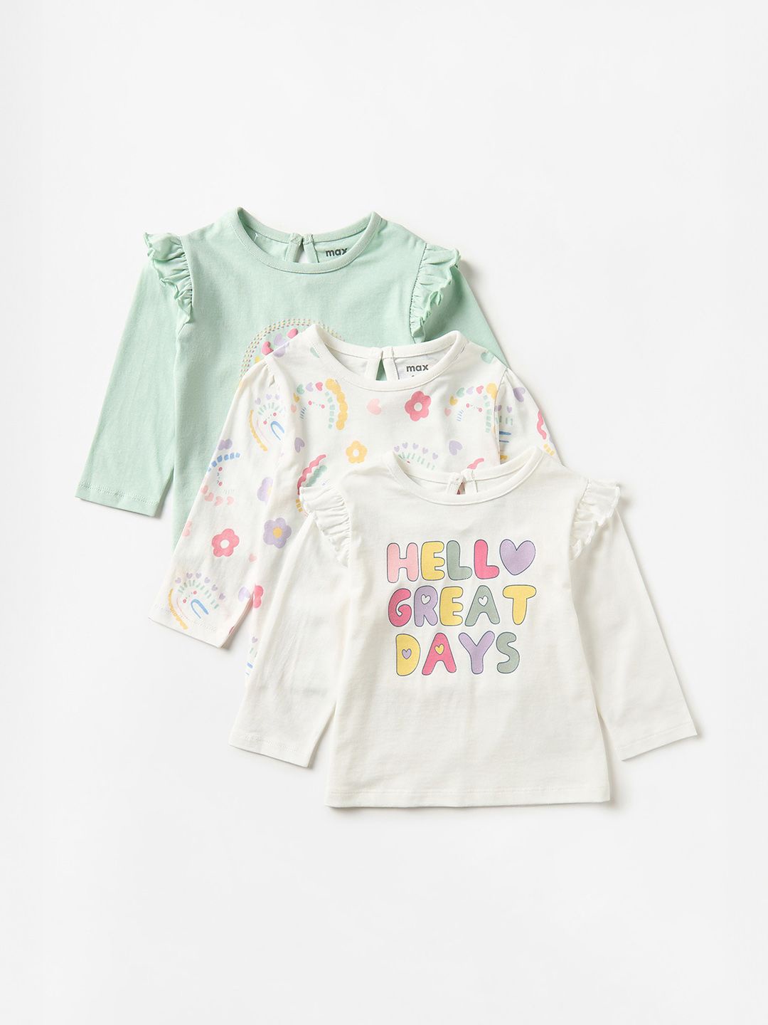 

max Print Cotton Top, Green