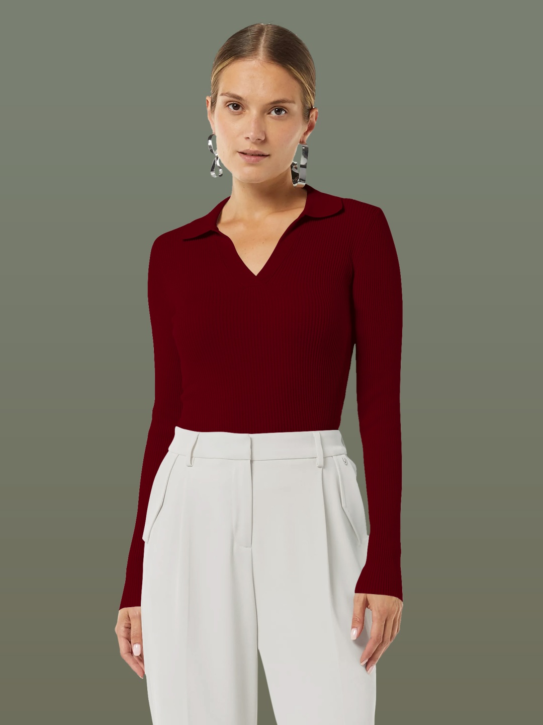 

Dream Beauty Fashion Top, Maroon