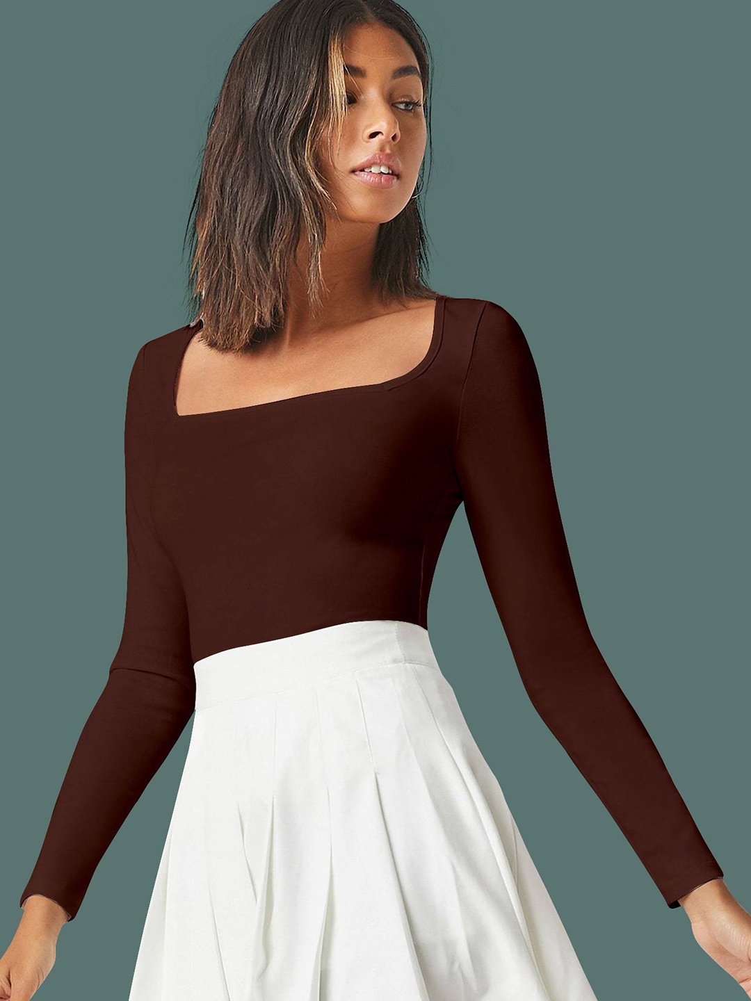 

Dream Beauty Fashion Top, Brown