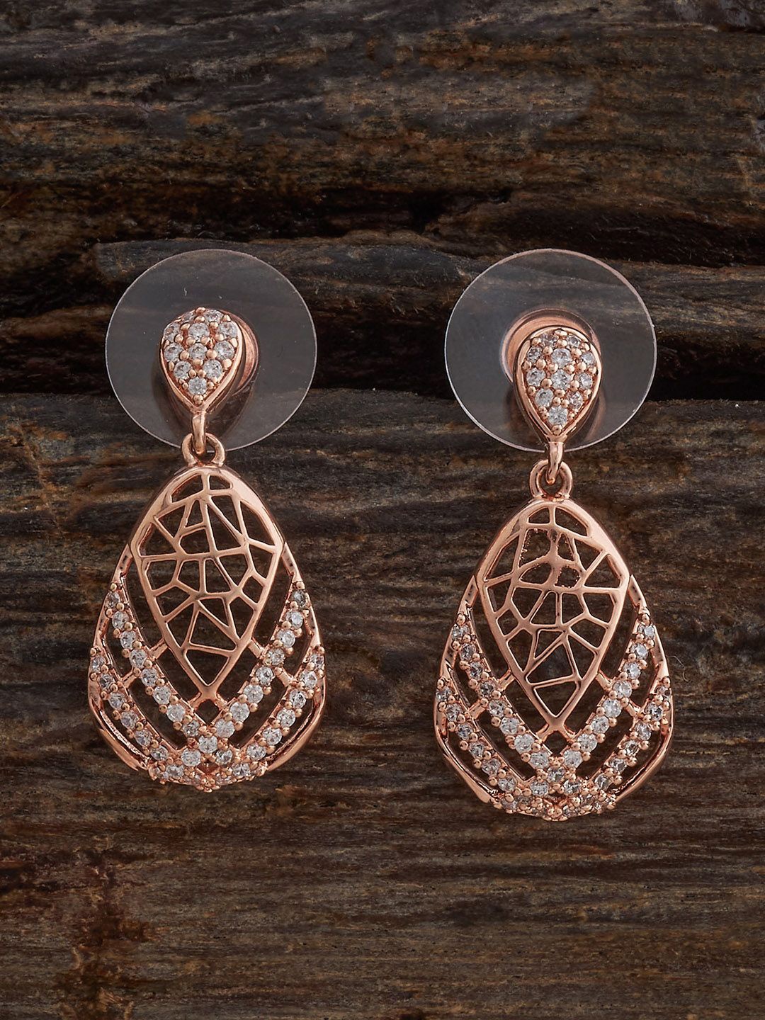 

Kushal's Fashion Jewellery Contemporary Drop Earrings, White