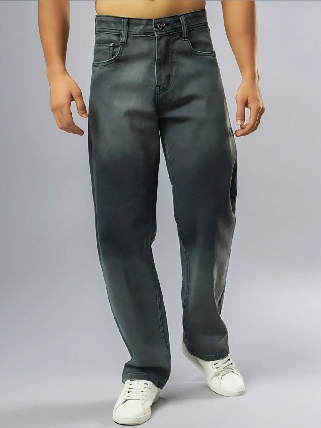 

Moda Rapido Men Straight Fit Jeans, Grey