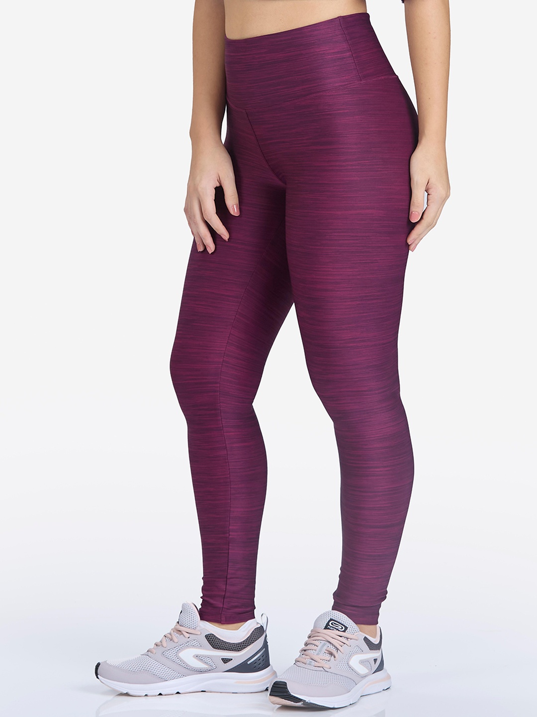 

Domyos By Decathlon Women's Ankle-Length Leggings FTI 100, Purple