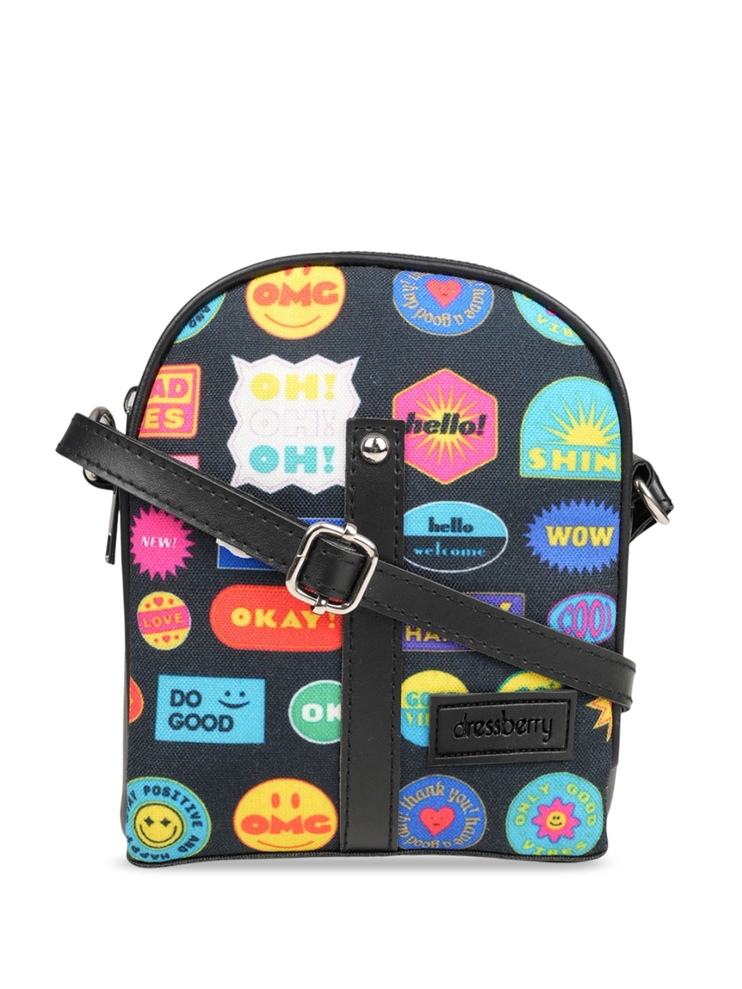 

DressBerry Printed Sling Bag, Multi
