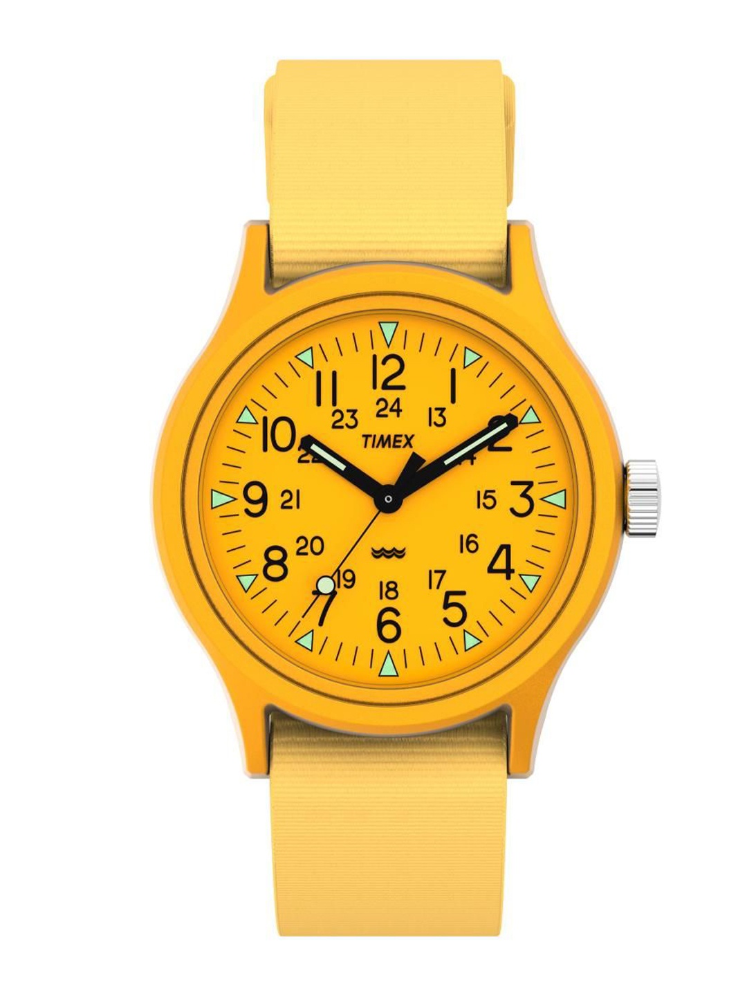 

Timex Men Brass Dial & Straps Analogue Watch TW2W91200, Yellow