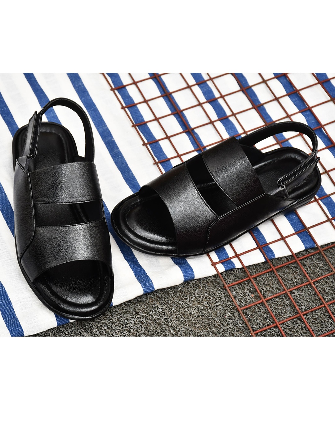 

MOSHTO Men Comfort Sandals, Black
