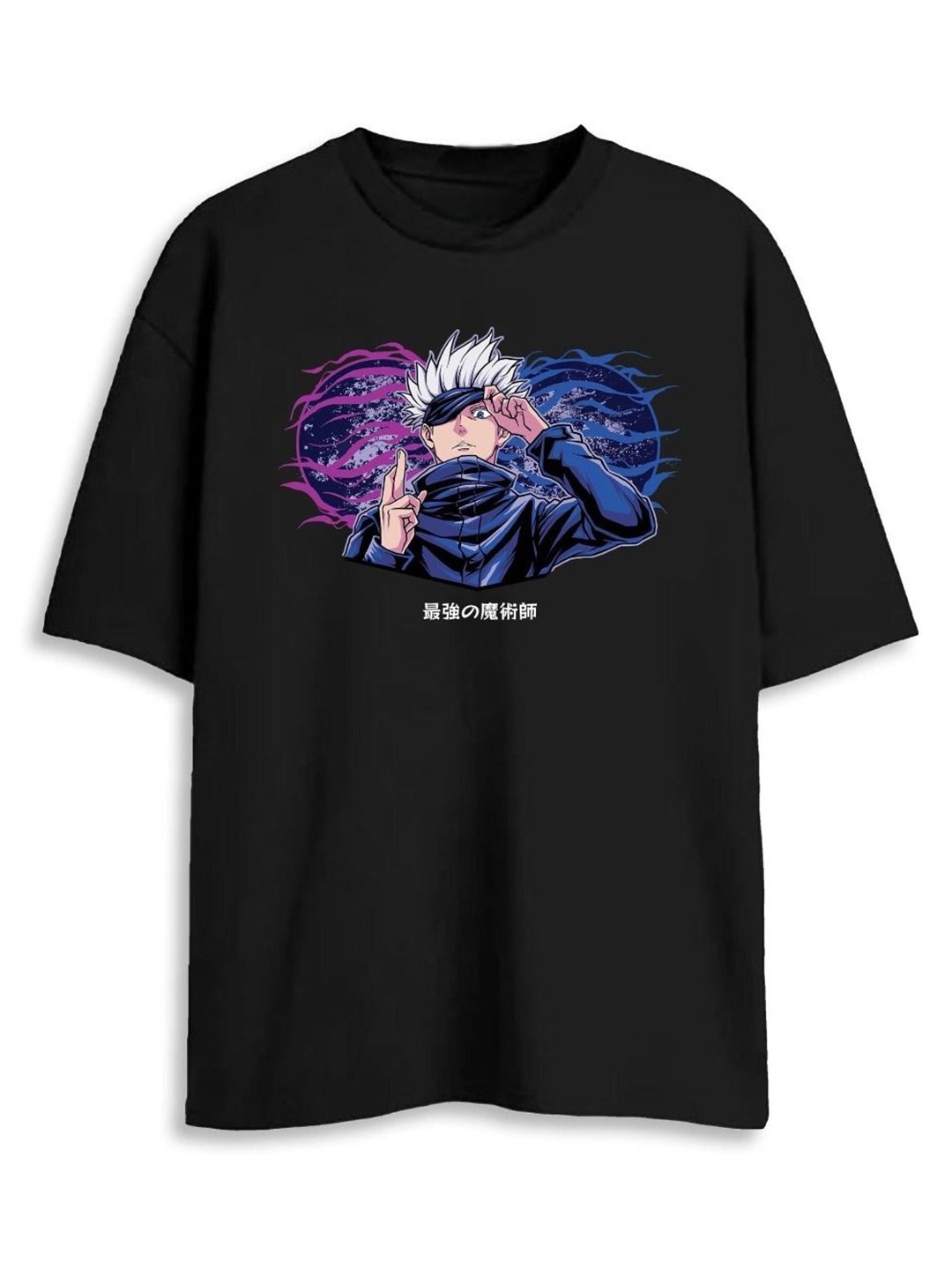 

ZEN1 FASHION Men Printed Abzorb Pockets T-shirt, Black