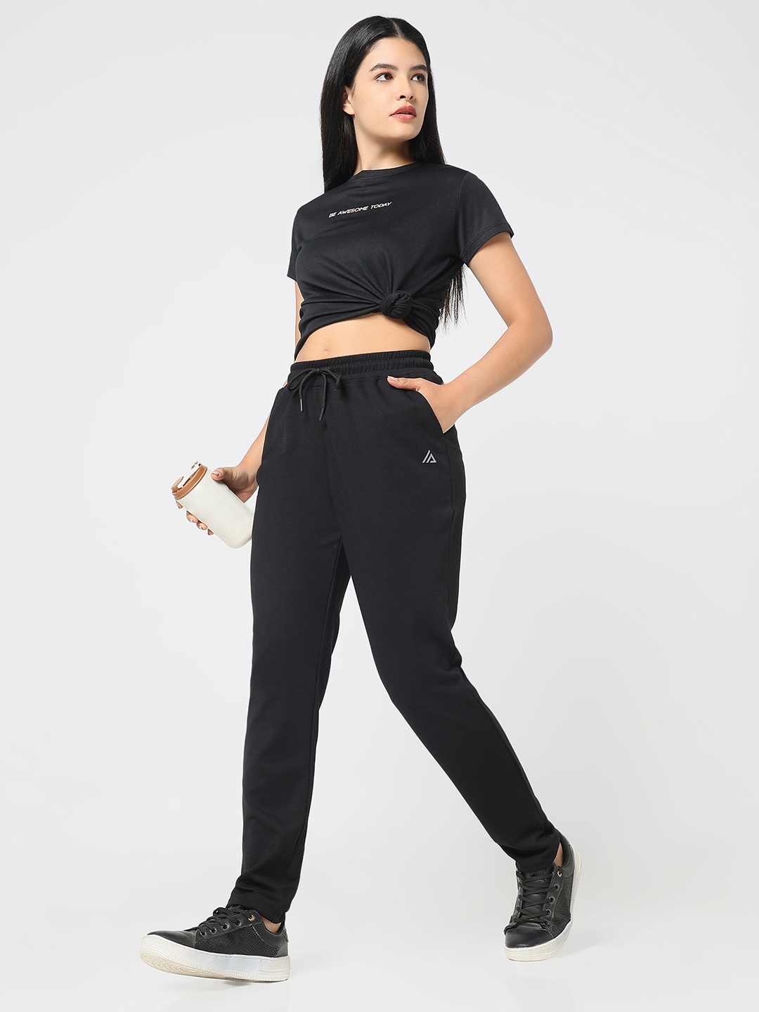 

R&B Women Joggers Trousers, Black