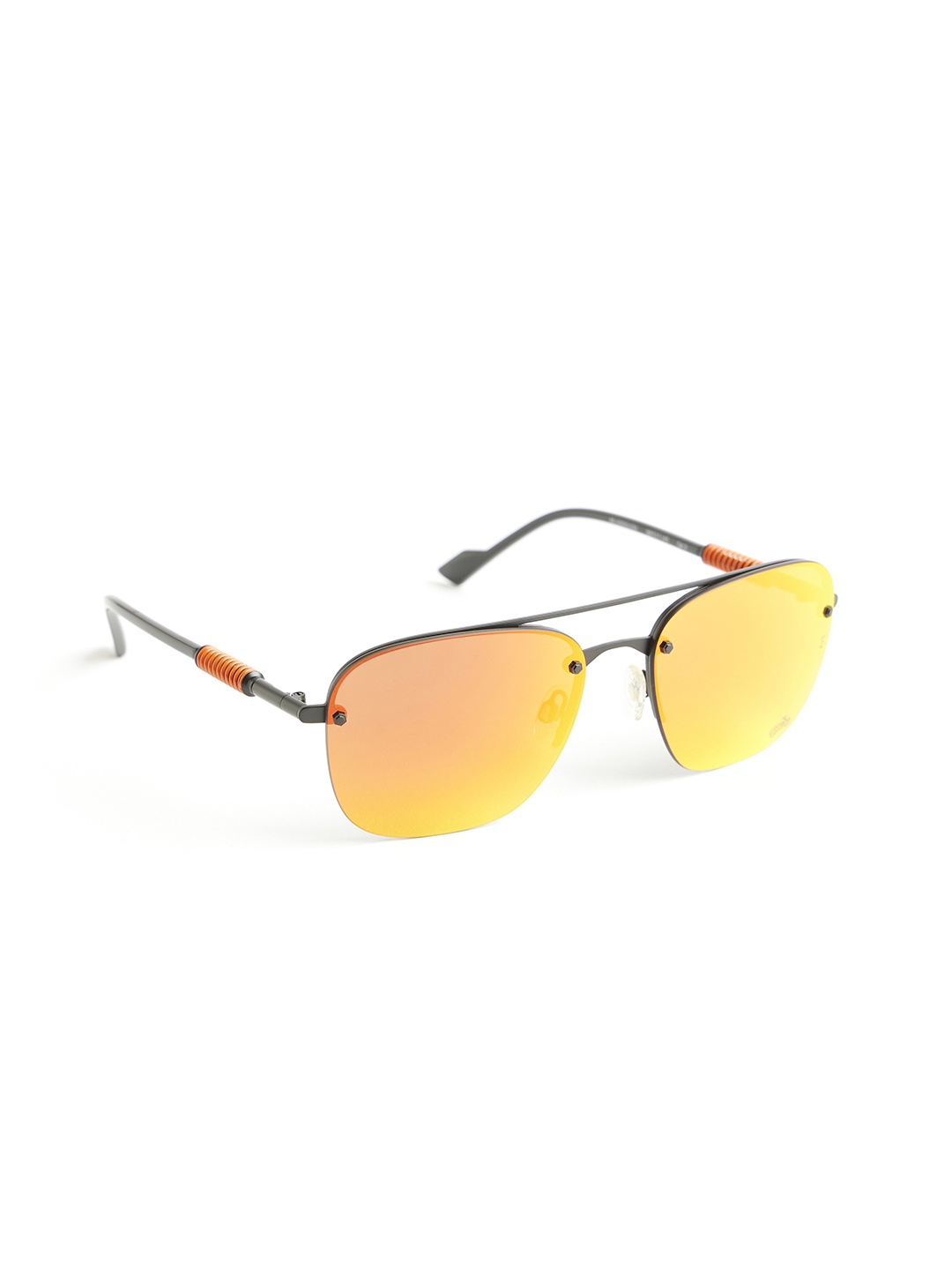 

Royal Enfield Men Square Sunglasses with UV Protected Lens, Brown