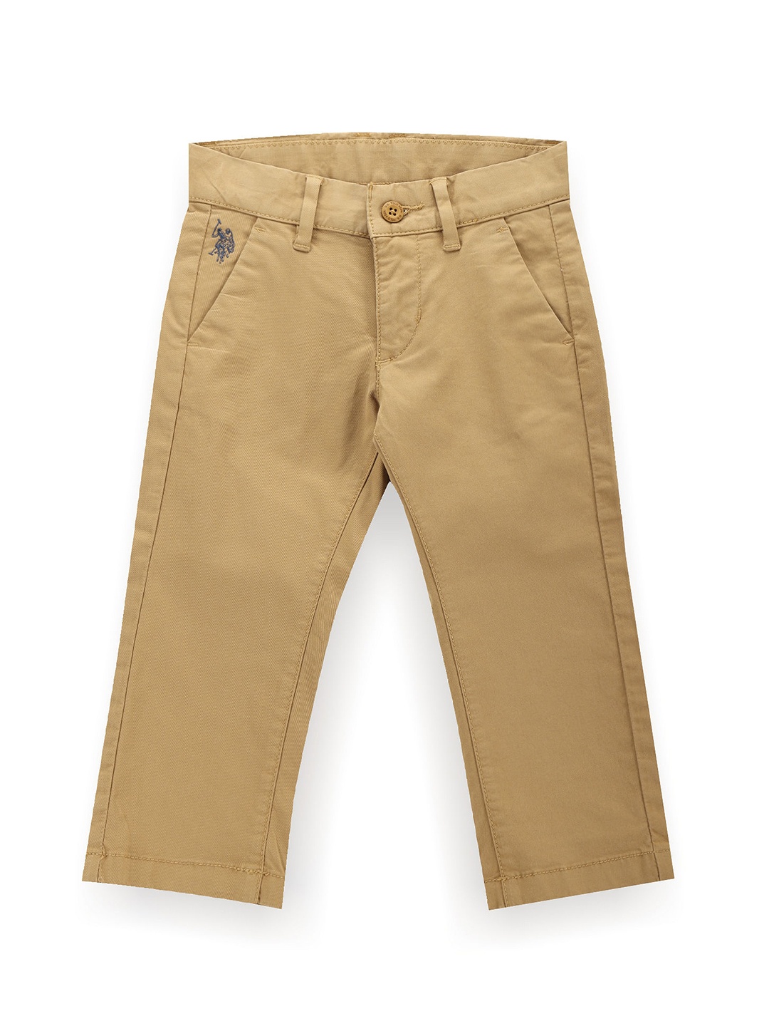 

U.S. Polo Assn. Kids Boys Twill Woven Trousers, Khaki