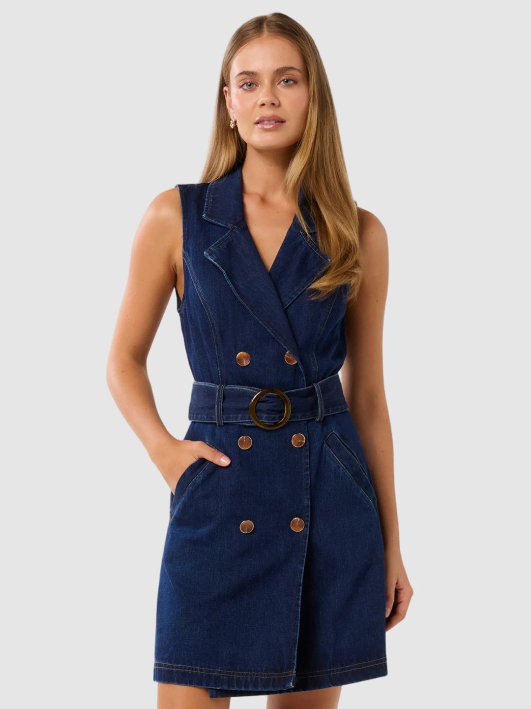 

Forever New Mini Dress, Blue