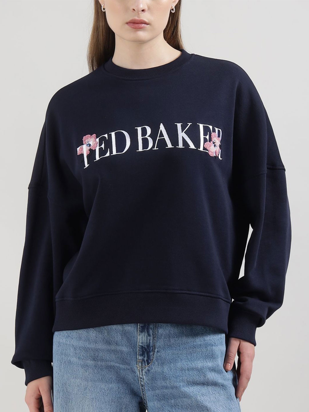 

Ted Baker Women Sweatshirt, Navy blue