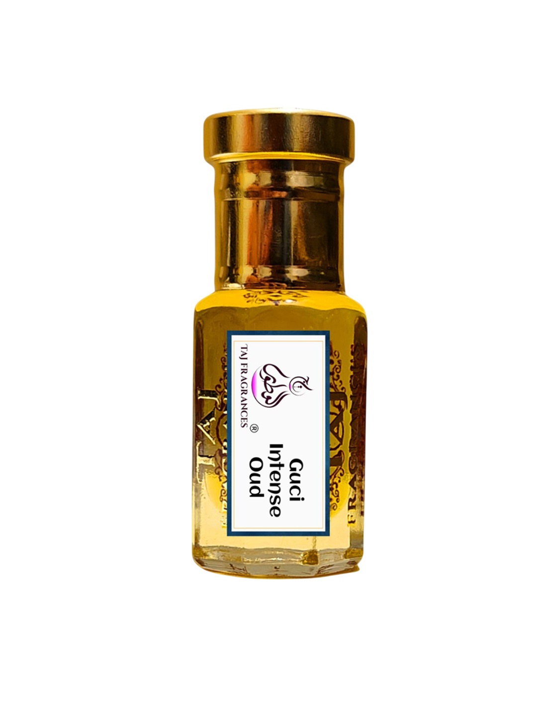 

Taj Fragrances Guci Intense Oud Alcohol Free Long Lasting Attar - 12 ml, Gold